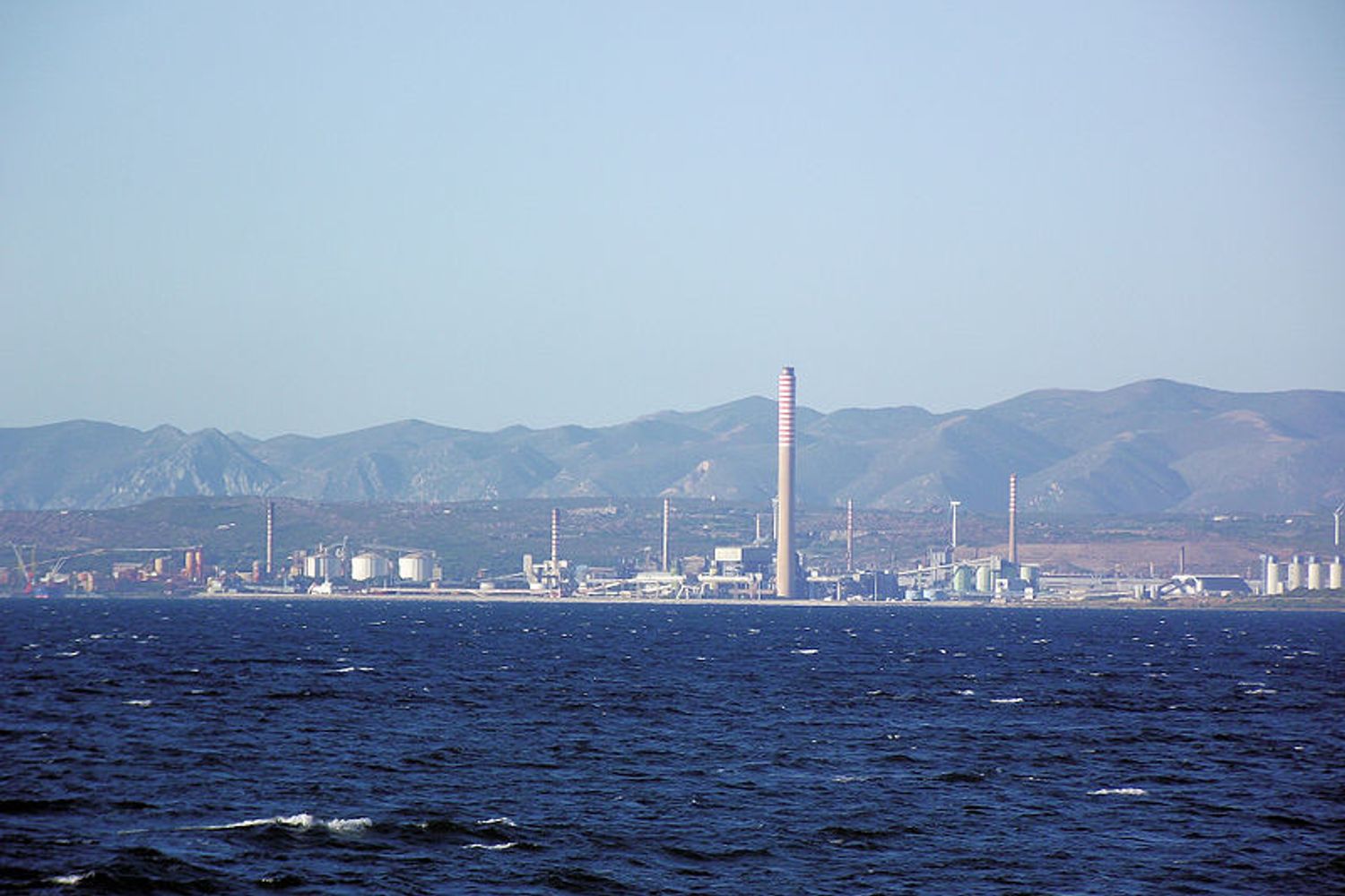 Centrale di Portovesme in Sardegna