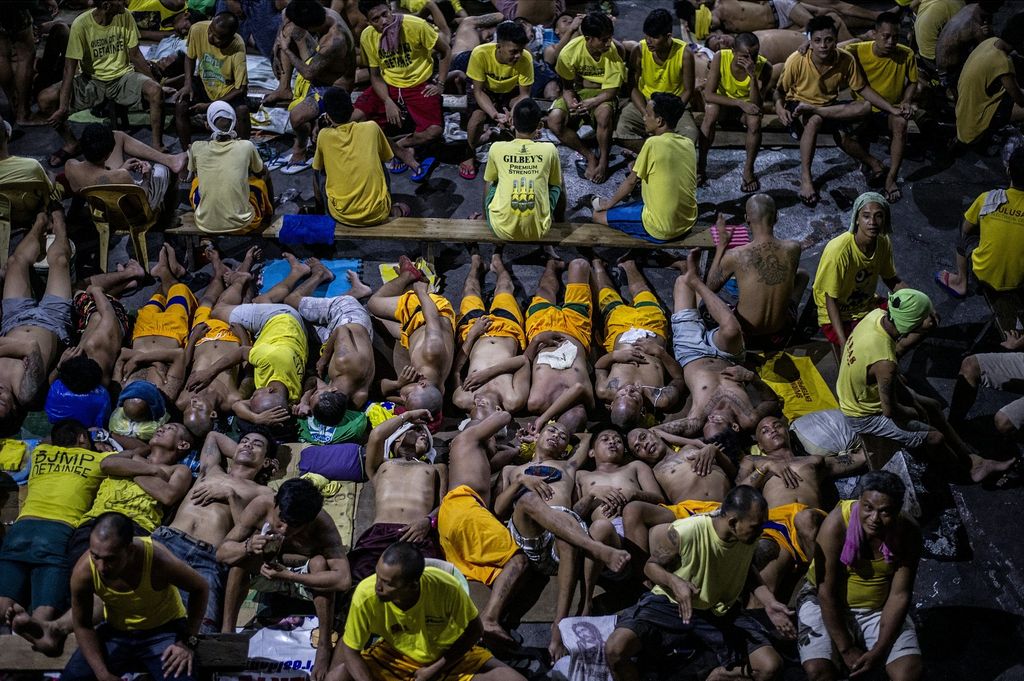 Il carcere di Quezon City a Manila, Filippine