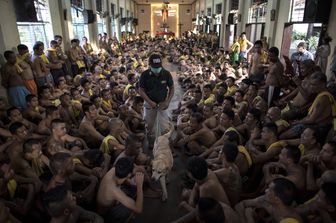 Il carcere di Quezon City a Manila, Filippine