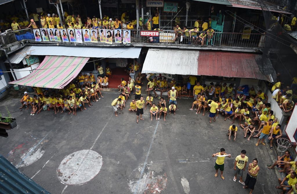 Il carcere di Quezon City a Manila, Filippine