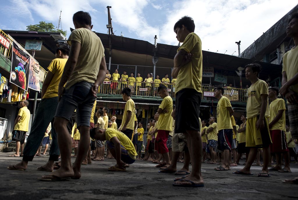 Il carcere di Quezon City a Manila, Filippine