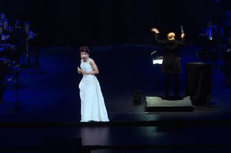 L'ologramma di Maria Callas in concerto alla sala Playel di Parigi il 28 novembre 2018