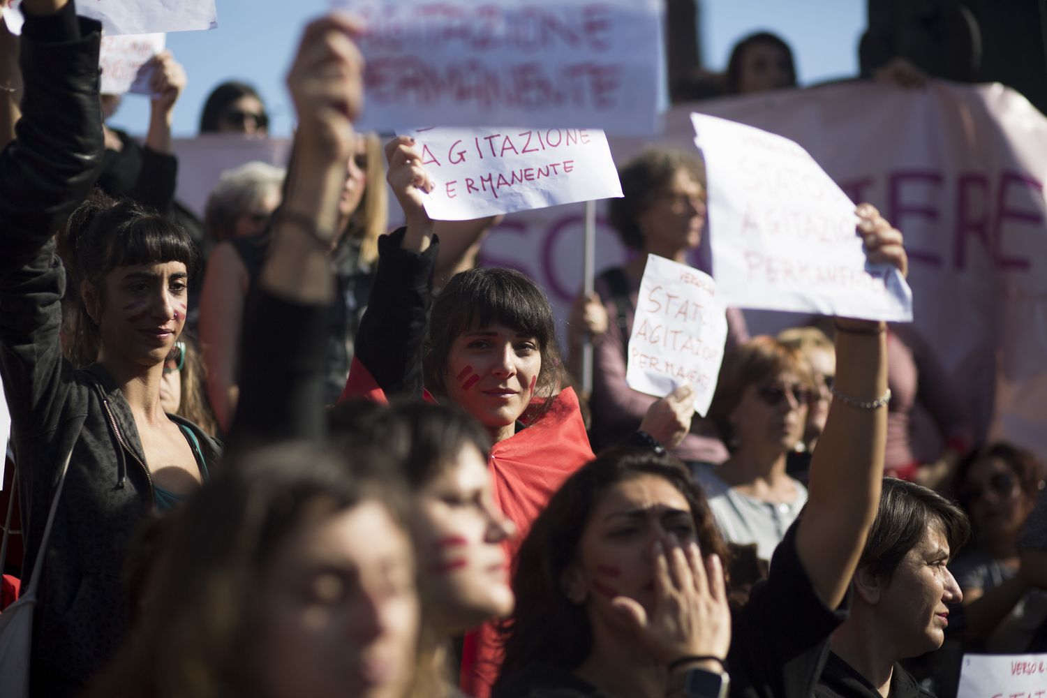 Una manifestazione a Roma