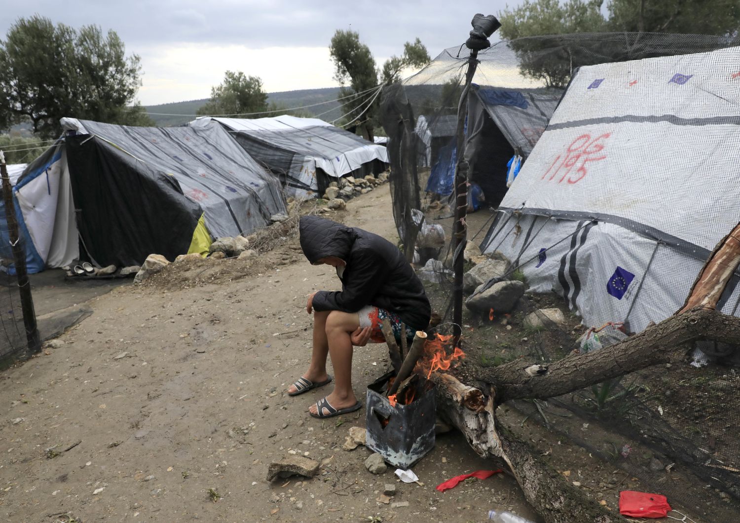 sfollati, isole greche