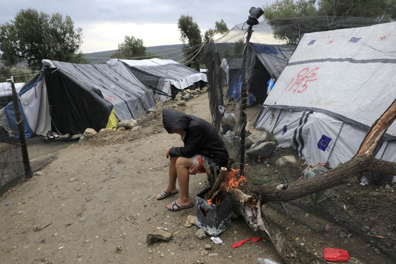 sfollati, isole greche