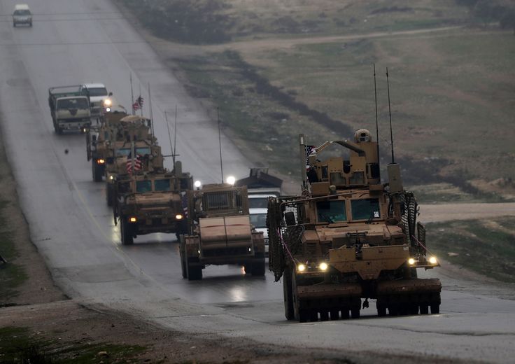 Un convoglio Usa in Siria