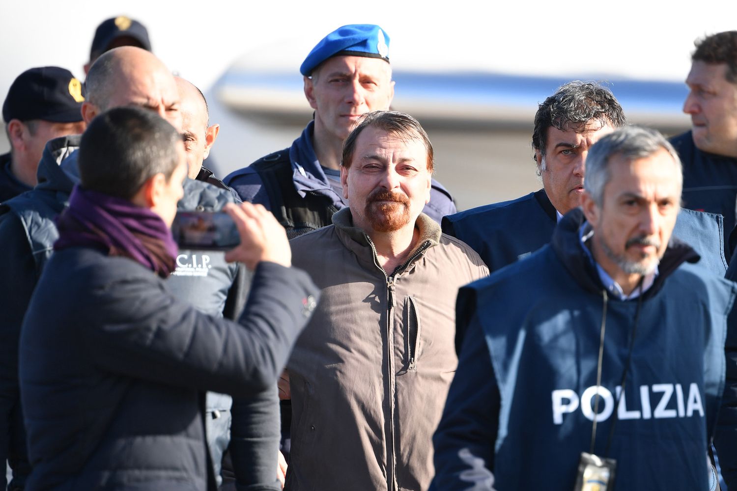 Cesare Battisti atterrato a Ciampino