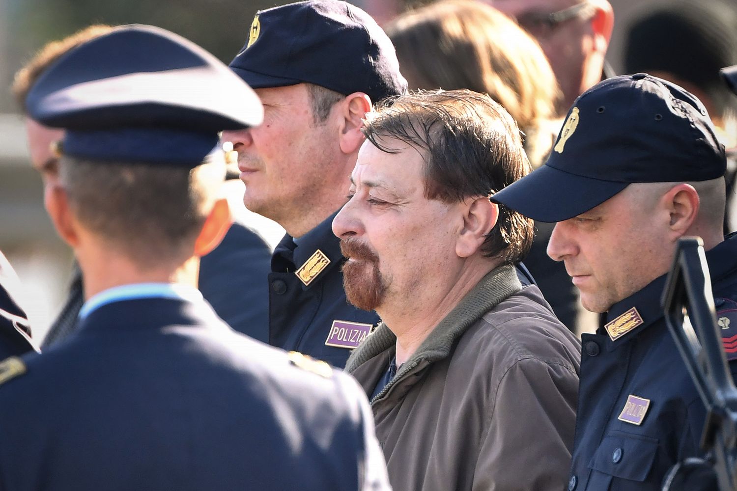 &nbsp;Cesare Battisti all'arrivo a Ciampino
