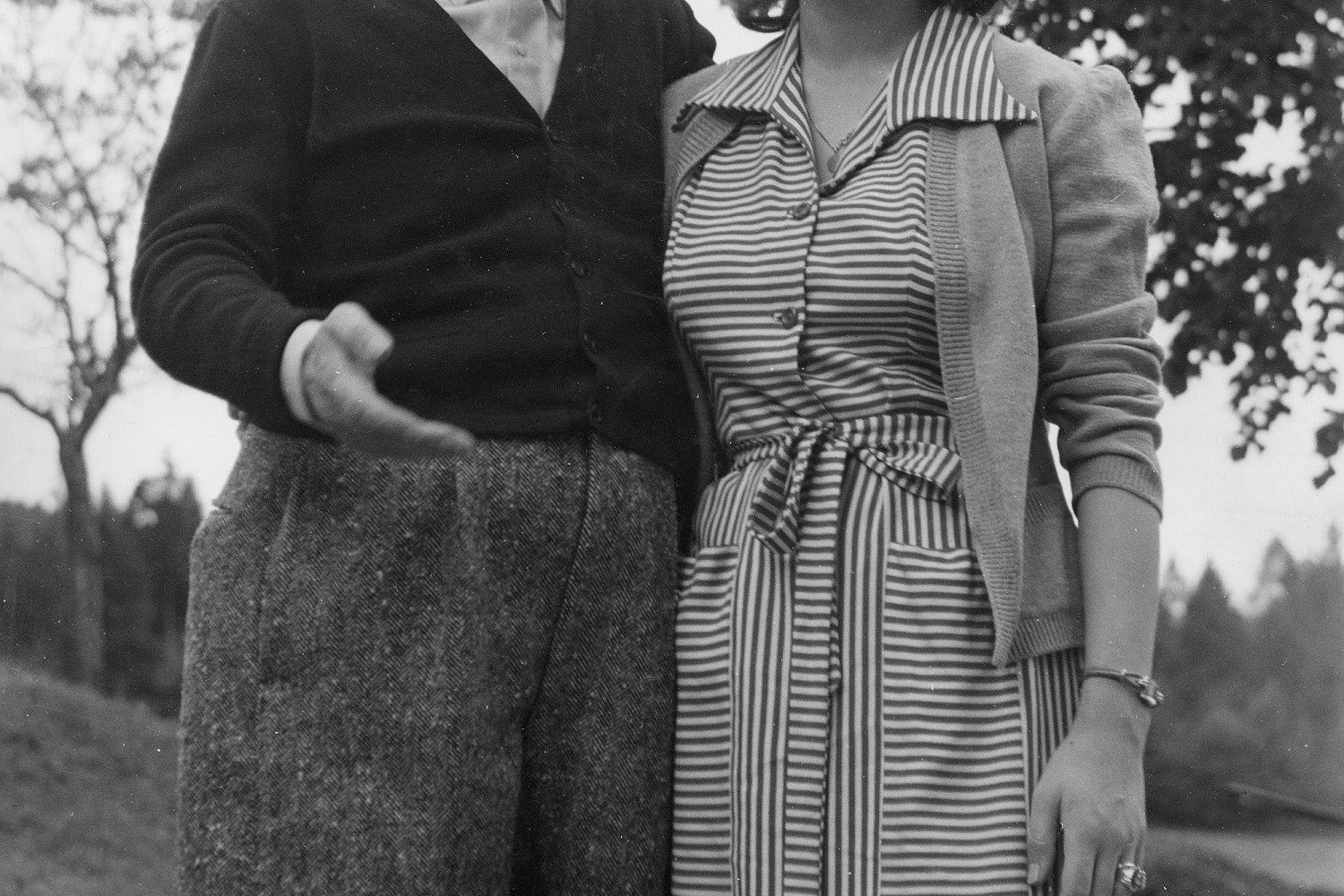 Alcide De Gasperi e Maria Romana, Sella estate 1948