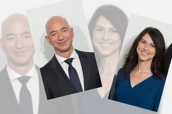 &nbsp; Jeff Bezos e MacKenzie&nbsp;Tuttle&nbsp;