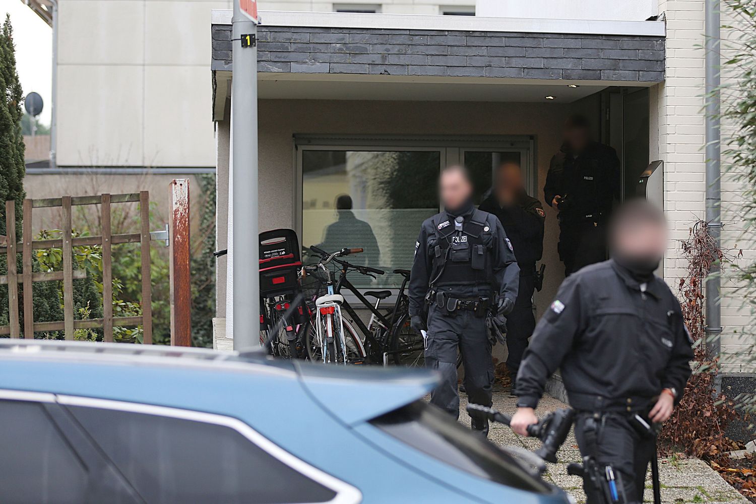 Un controllo delle Forze speciali a Duisburg