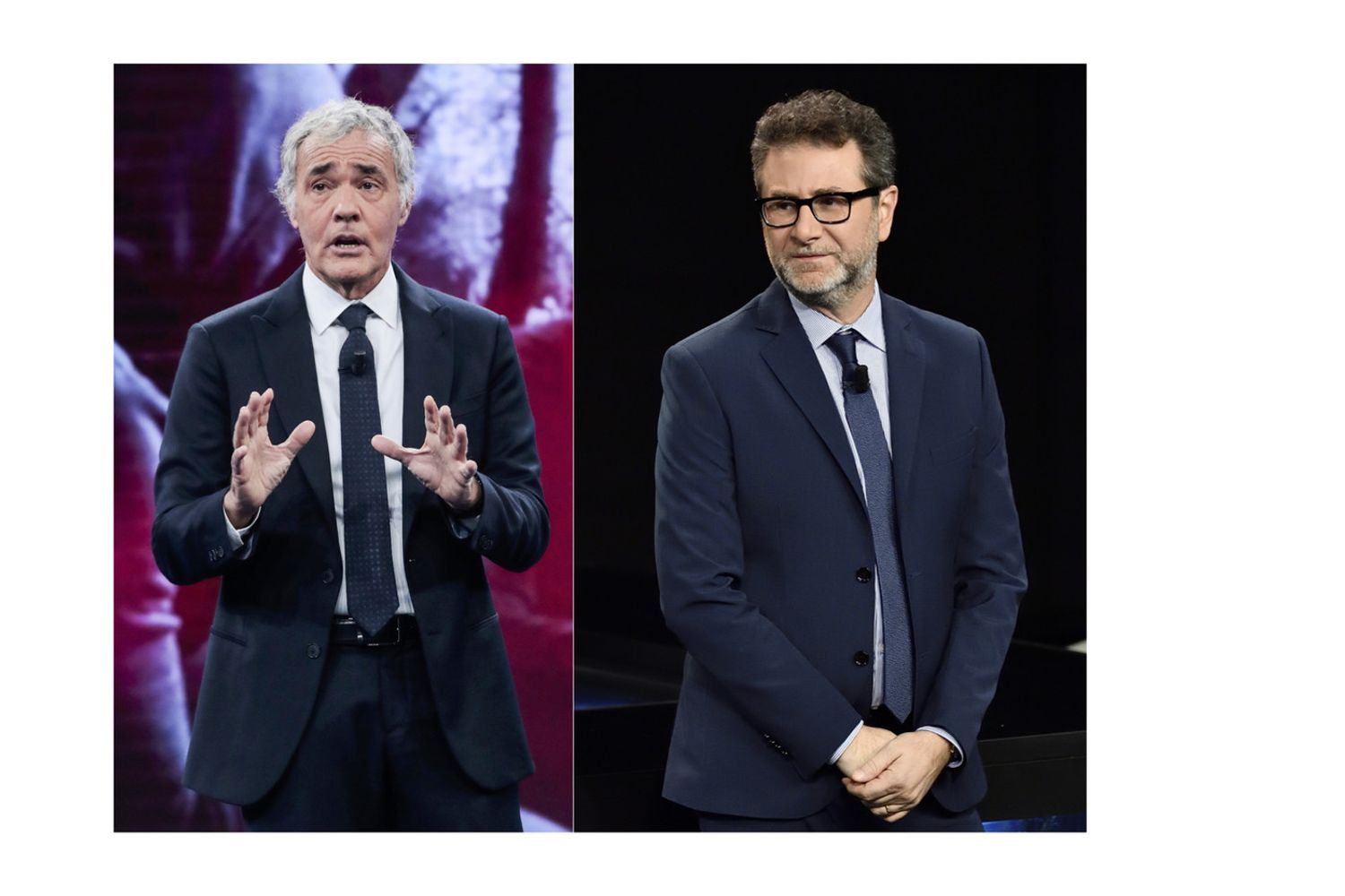 Massimo Giletti e Fabio Fazio