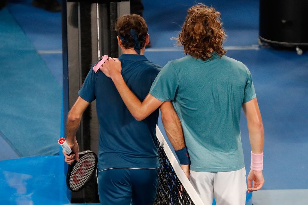 Tsitsipas e Federer