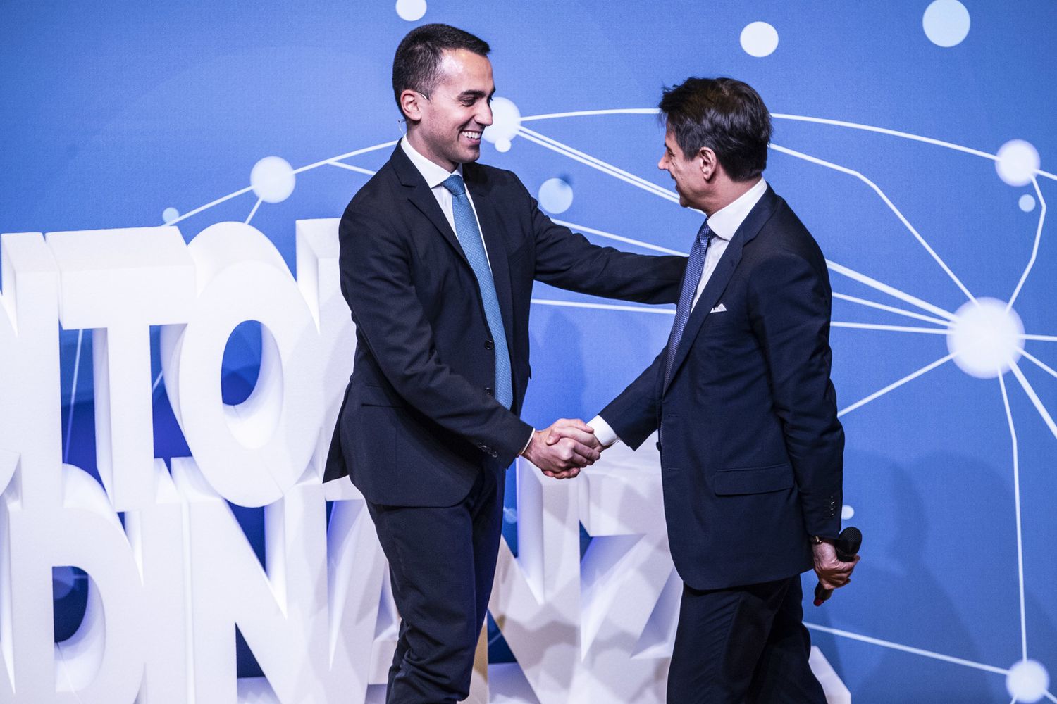 &nbsp;&nbsp;Luigi Di Maio e Giuseppe Conte