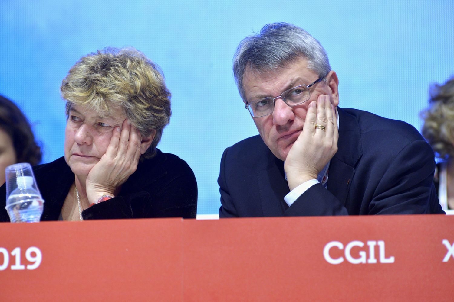 &nbsp;&nbsp;Susanna Camusso e Maurizio Landini, congresso della Cgil a Bari&nbsp;