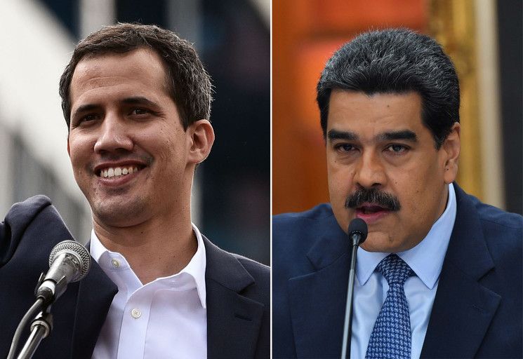 Guaido e Maduro