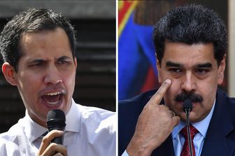 Guaido e Maduro