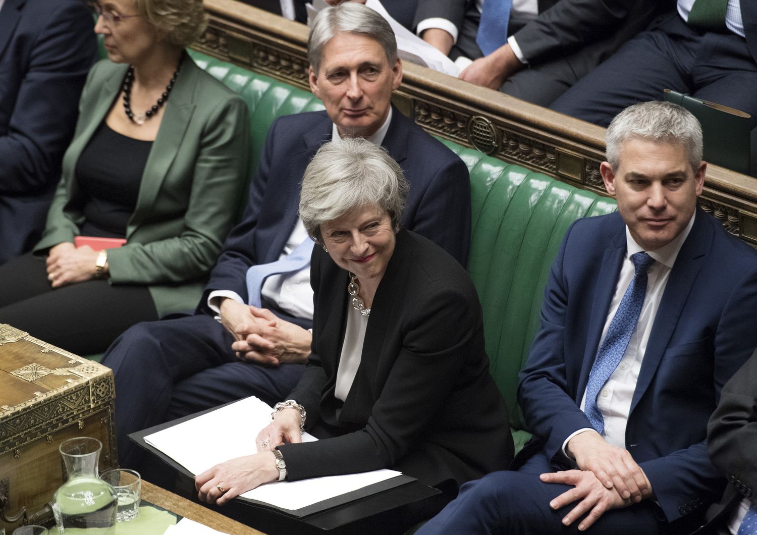 Theresa May alla Camera dei Comuni