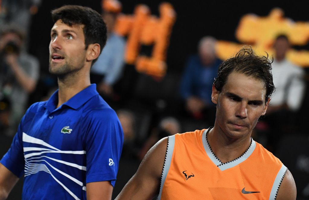 Novak Djokovic e Rafa Nadal
