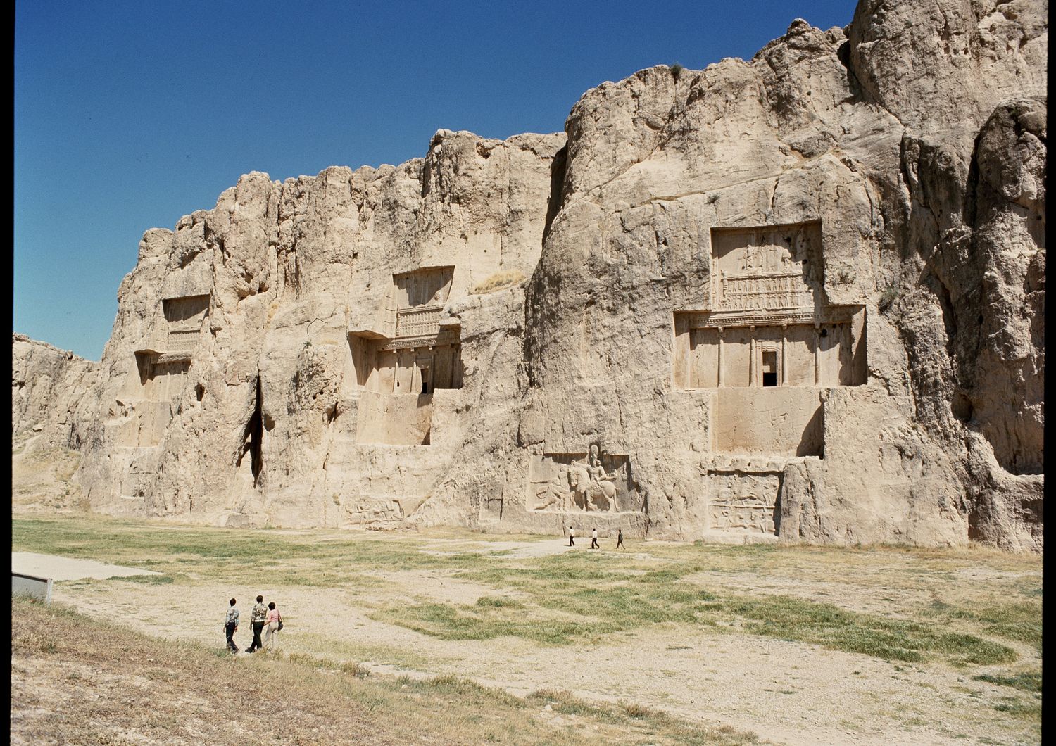 Il sito archeologico di&nbsp;Naqsh-e-Rostam&nbsp;in Iran (AFP)