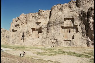 Il sito archeologico di&nbsp;Naqsh-e-Rostam&nbsp;in Iran (AFP)