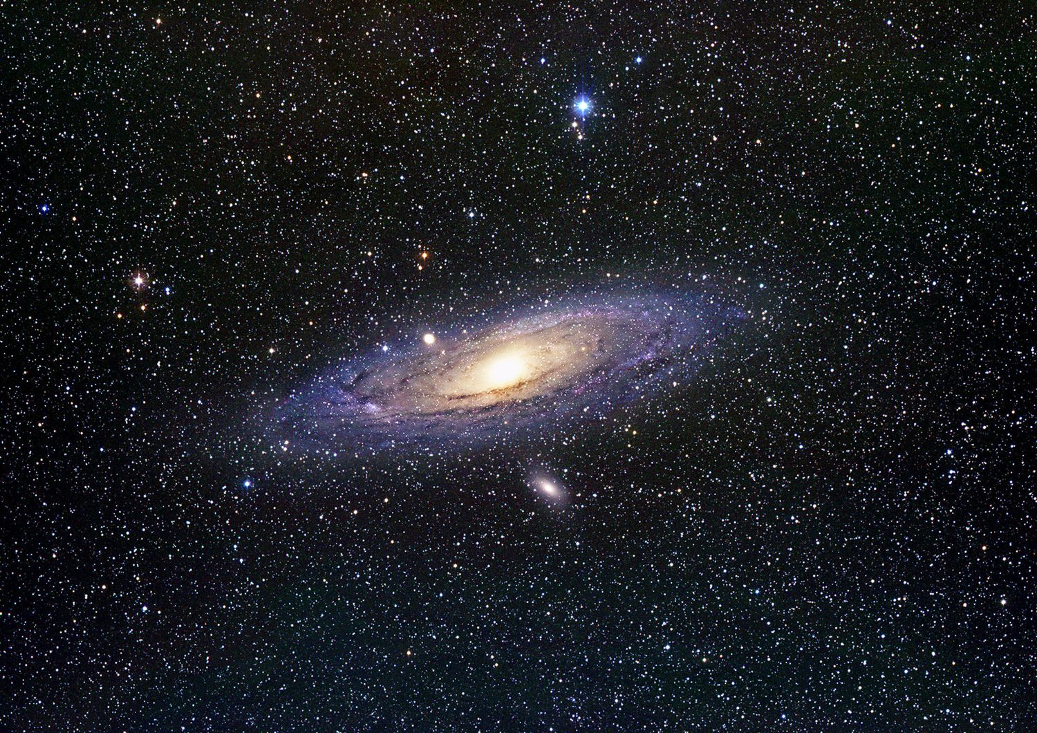 &nbsp;La galassia di Andromeda, immagine d'archivio