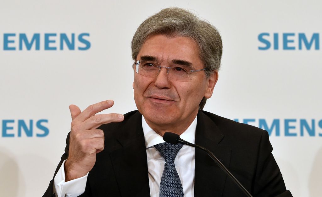 Il ceo di Siemens, Joe Kaeser