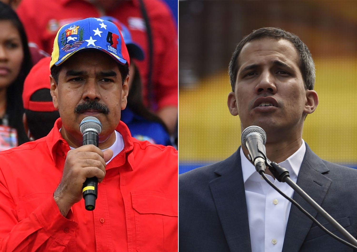 Maduro e Guaido