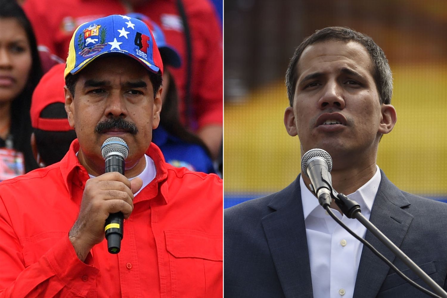 Maduro e Guaido