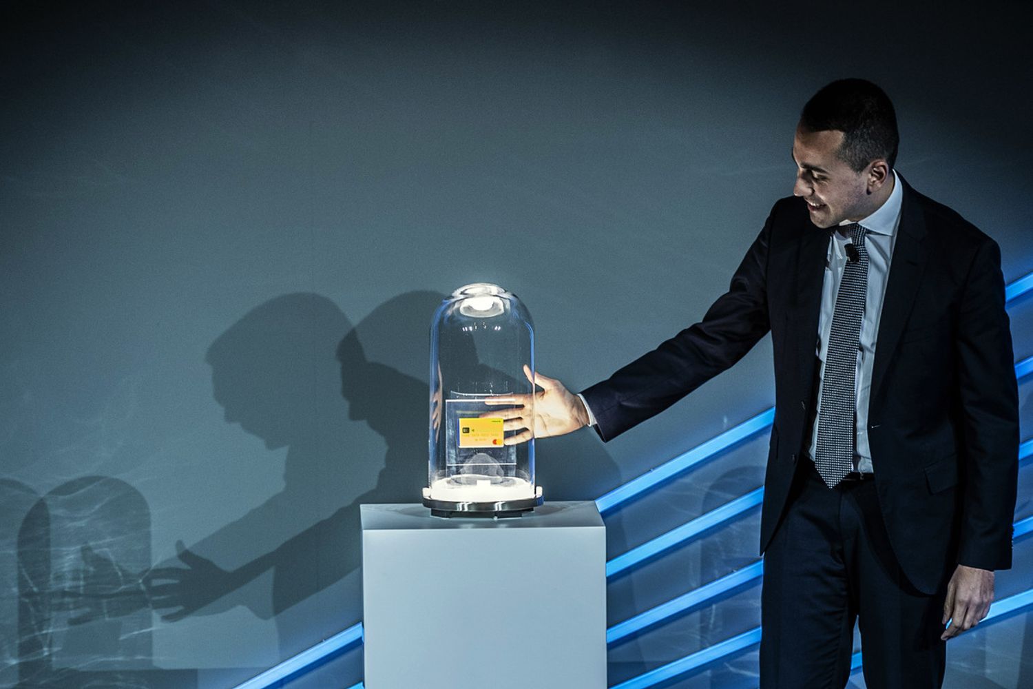 Luigi Di Maio alla presentazione del Reddito di cittadinanza