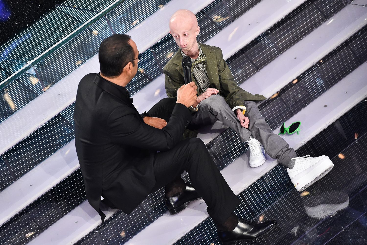 Carlo Conti e Sammy Basso