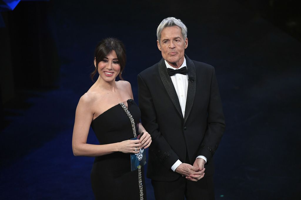 Virginia Raffaele e Claudio Baglioni