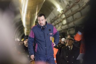 &nbsp;Matteo Salvini visita i cantieri della Tav&nbsp;