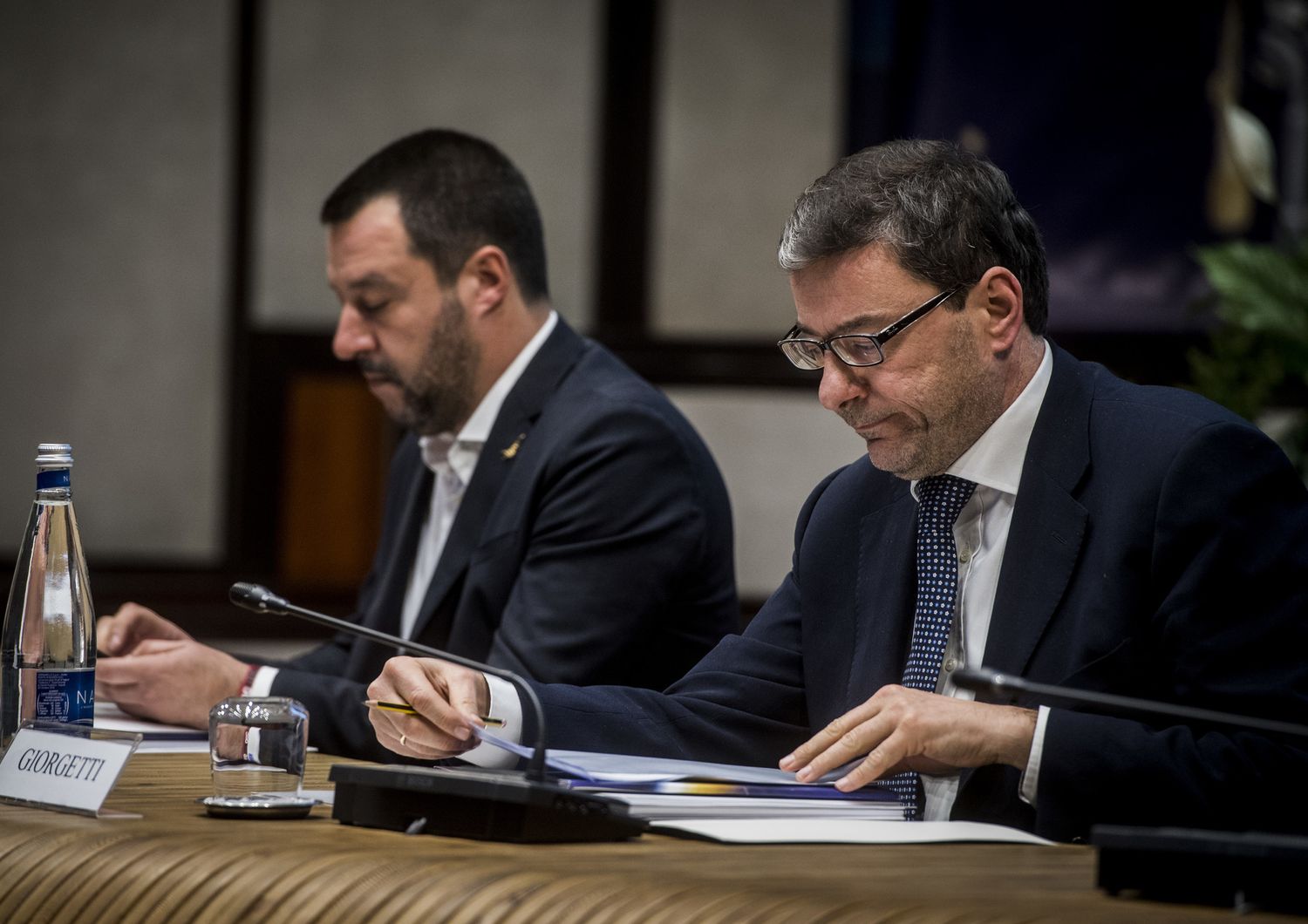 Salvini e Giorgetti