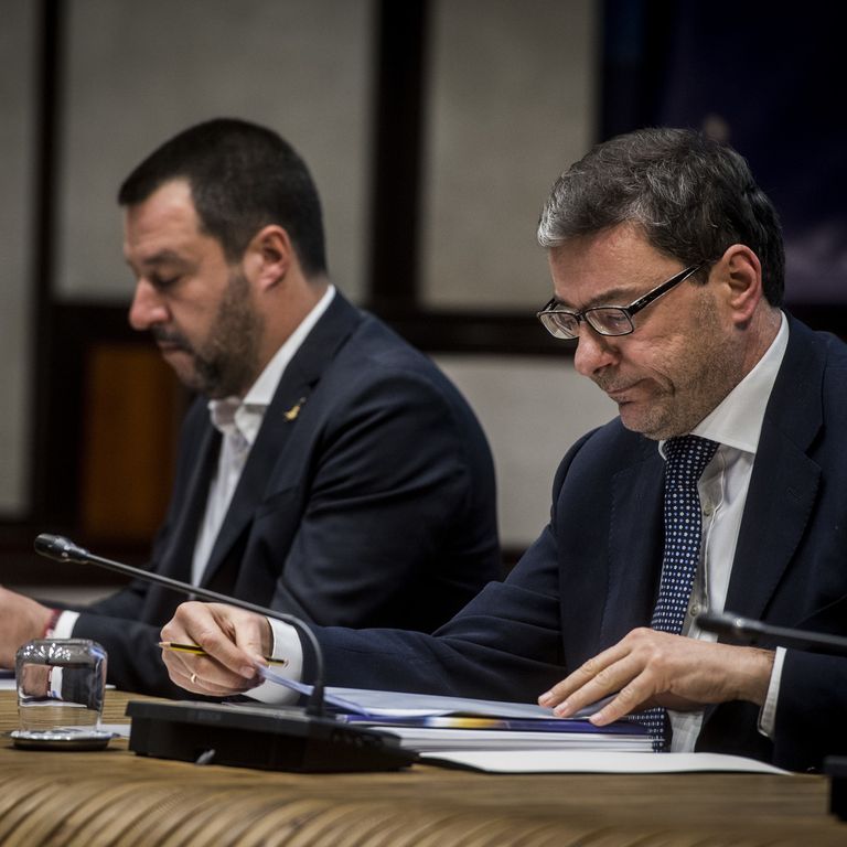 Salvini e Giorgetti