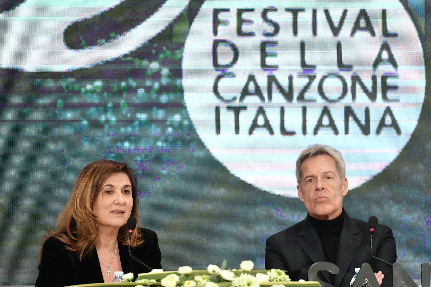 Teresa De Santis e Claudio Baglioni