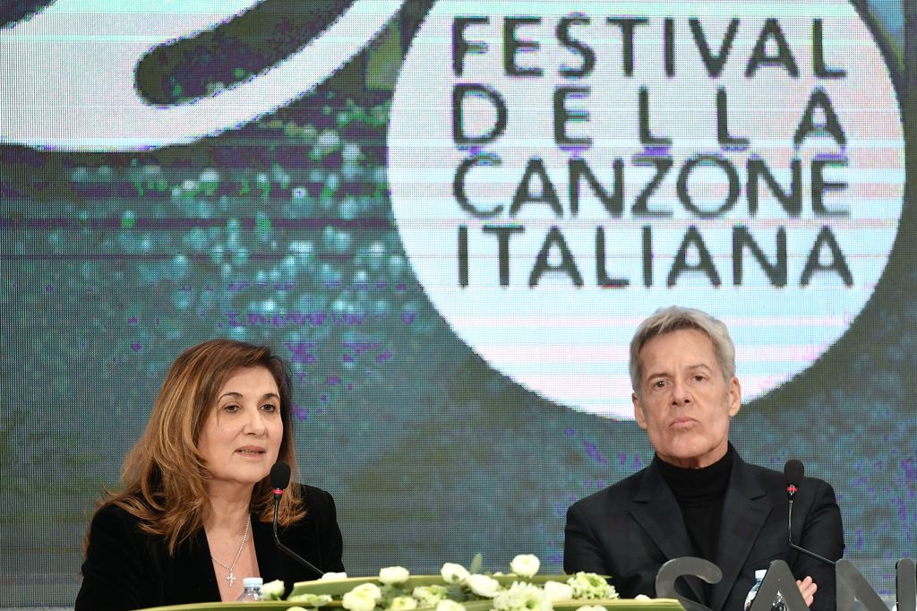 Teresa De Santis e Claudio Baglioni