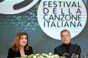 Teresa De Santis e Claudio Baglioni