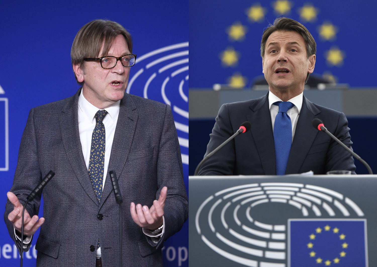 Verhofstadt e Conte