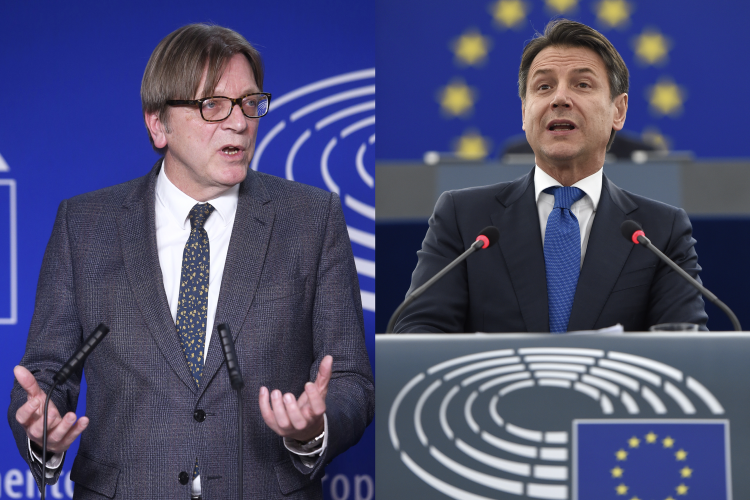 Verhofstadt e Conte