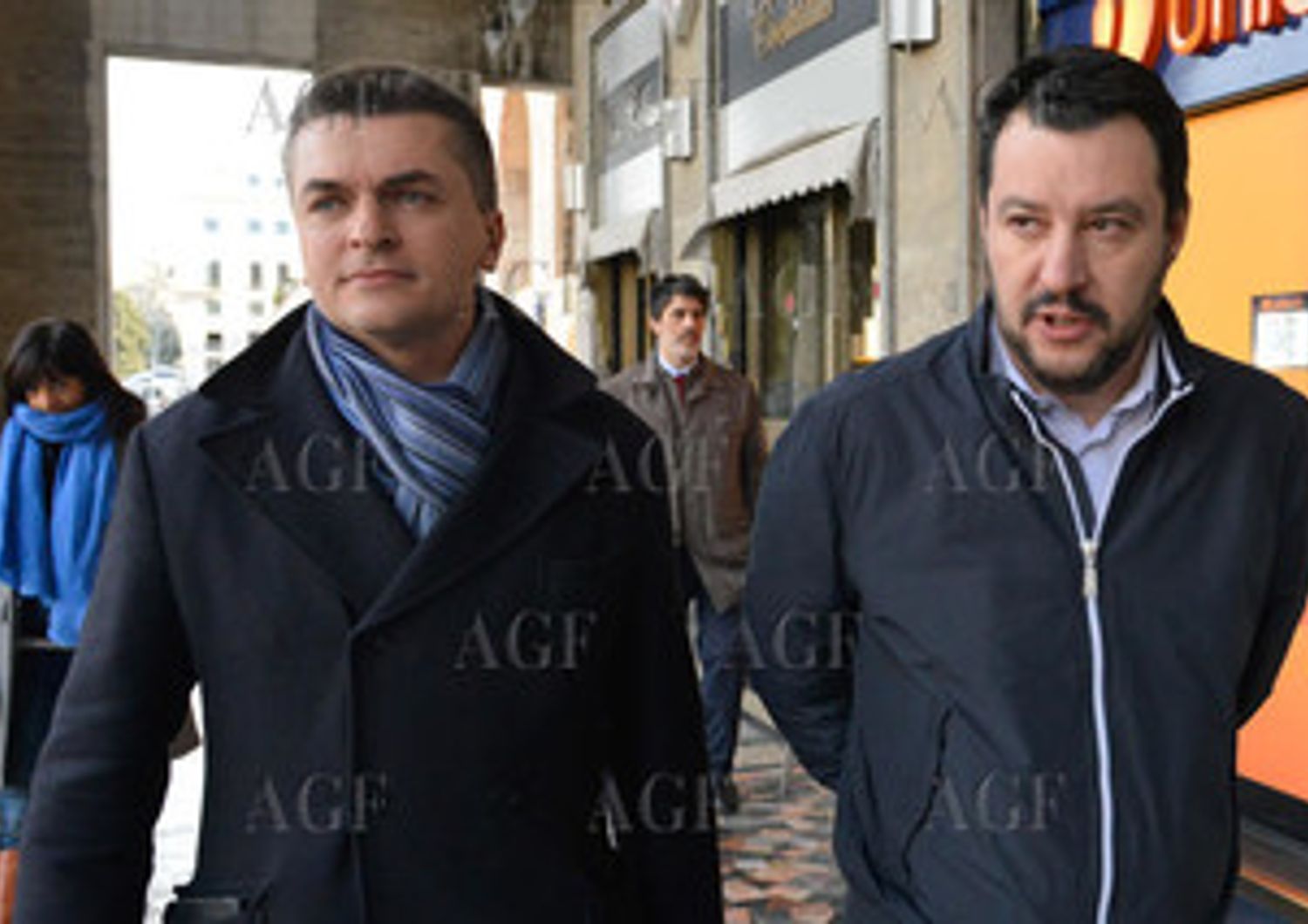 Edoardo&nbsp;Rixi e Matteo Salvini