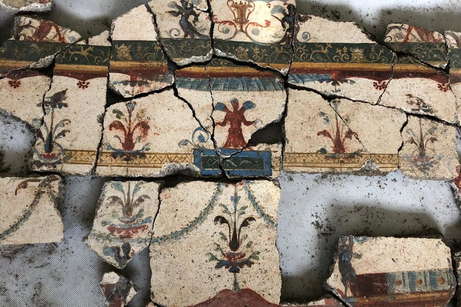 Pompei soffitto domus Regio V scavi nuovi