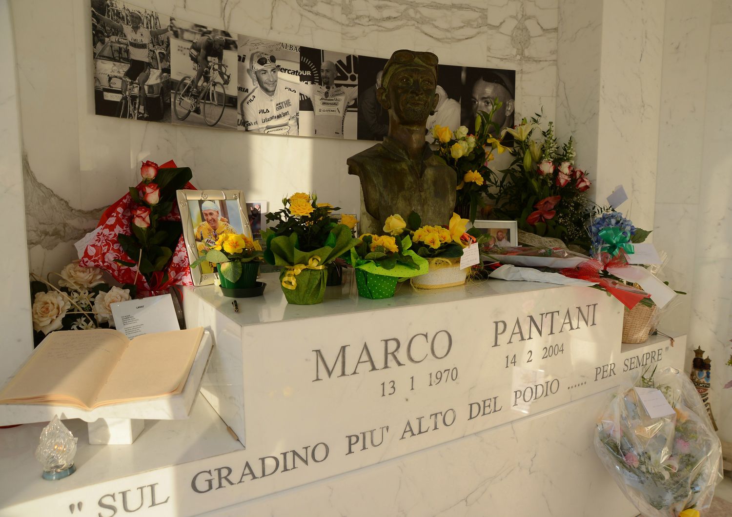 La tomba di Marco Pantani