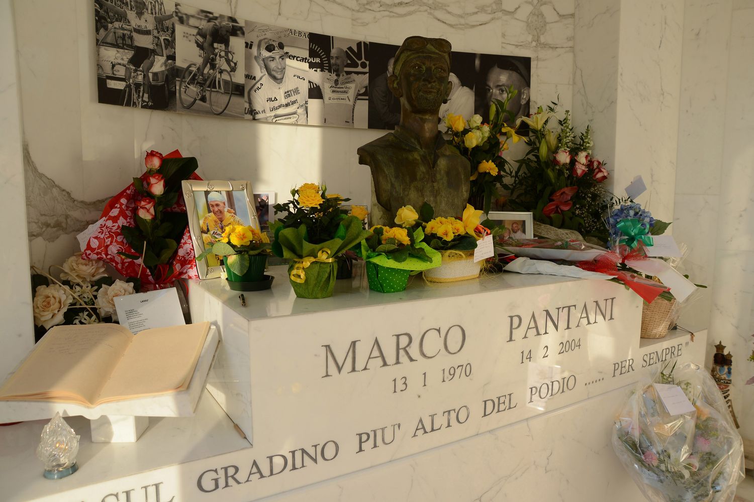 La tomba di Marco Pantani