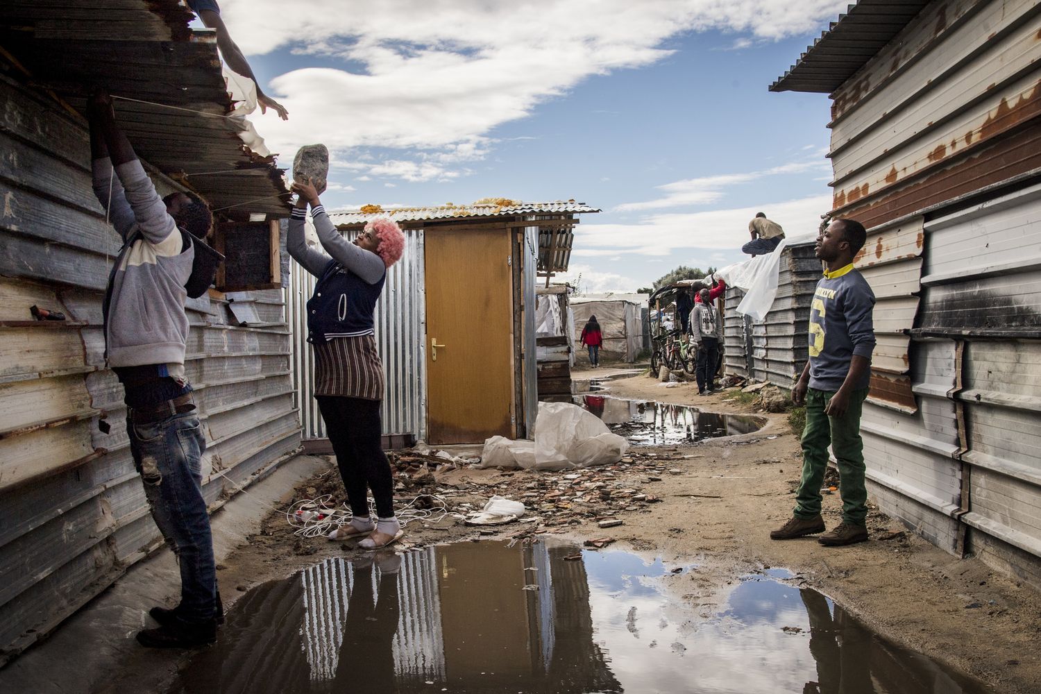 La baraccopoli di San Ferdinando