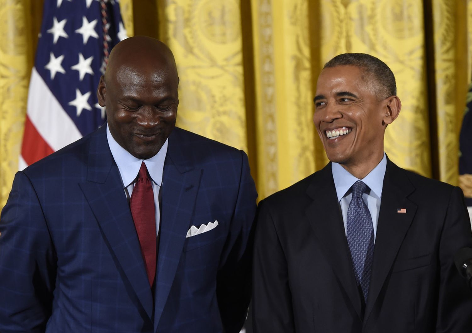 Michael Jordan e Barack Obama