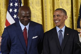 Michael Jordan e Barack Obama