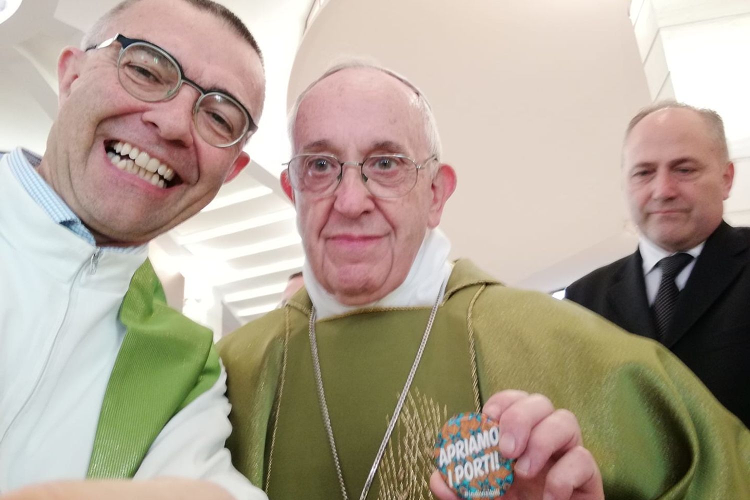 don Nandino Capovilla e Papa Francesco