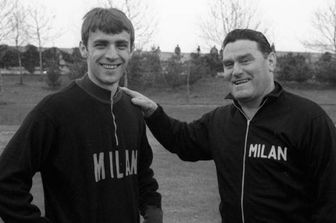 Pierino Prati e Nereo Rocco (wikipedia)