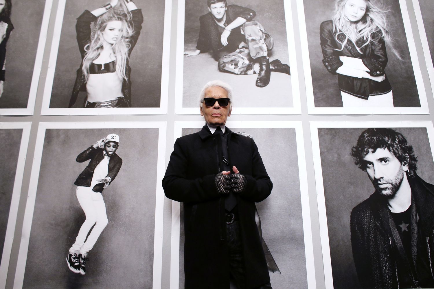 Lo stilista Karl Lagerfeld, scomparso nel 2019